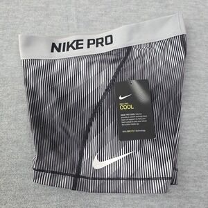 Nike Pro Womens XS Compression Shorts Black White Dri-Fit Training 831238 NEW